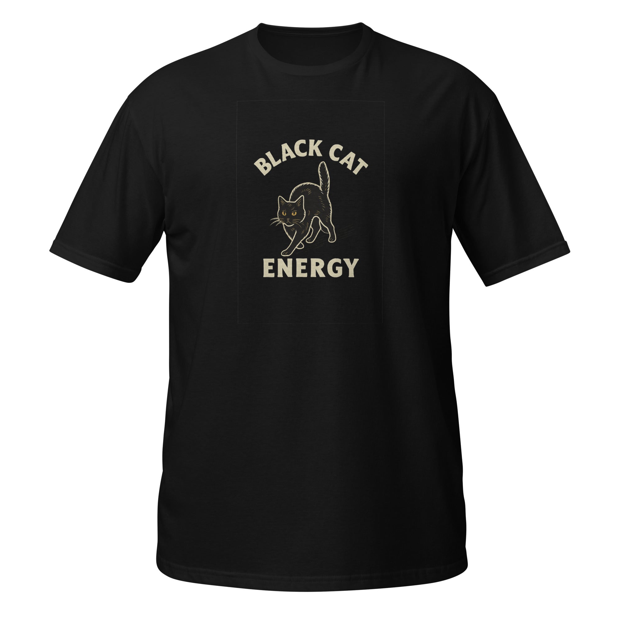 Black Cat Energy T-Shirt – Only Cats Allowed