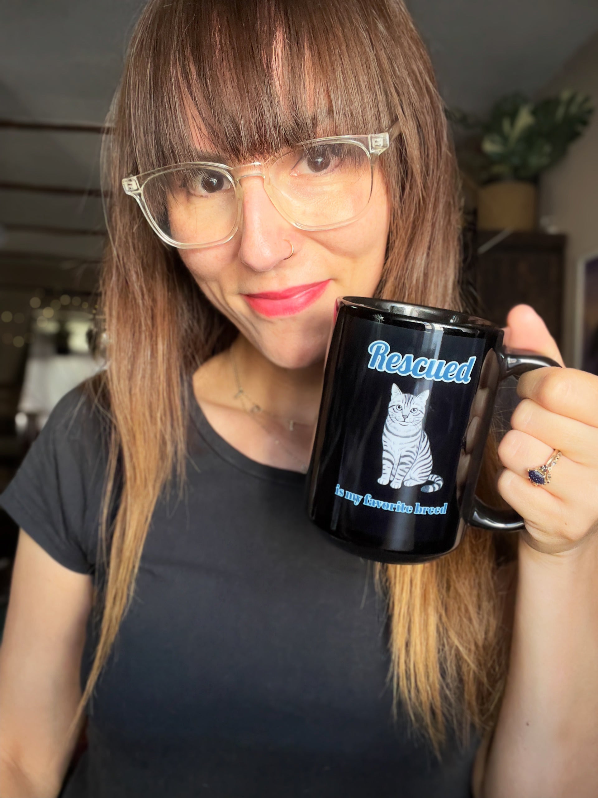 Rescued is My Favorite Breed Mug