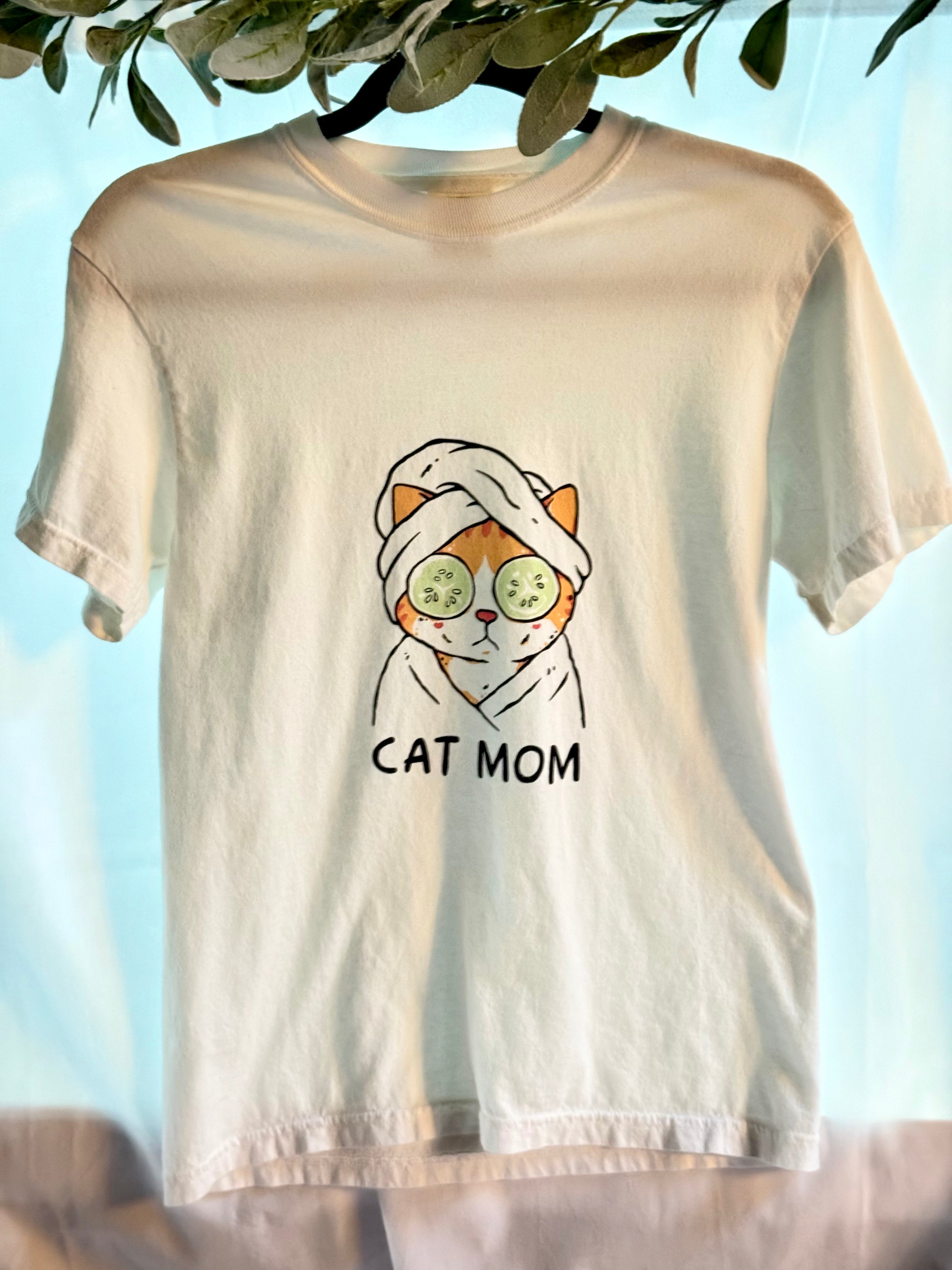 Spa Day Cat Mom T-Shirt