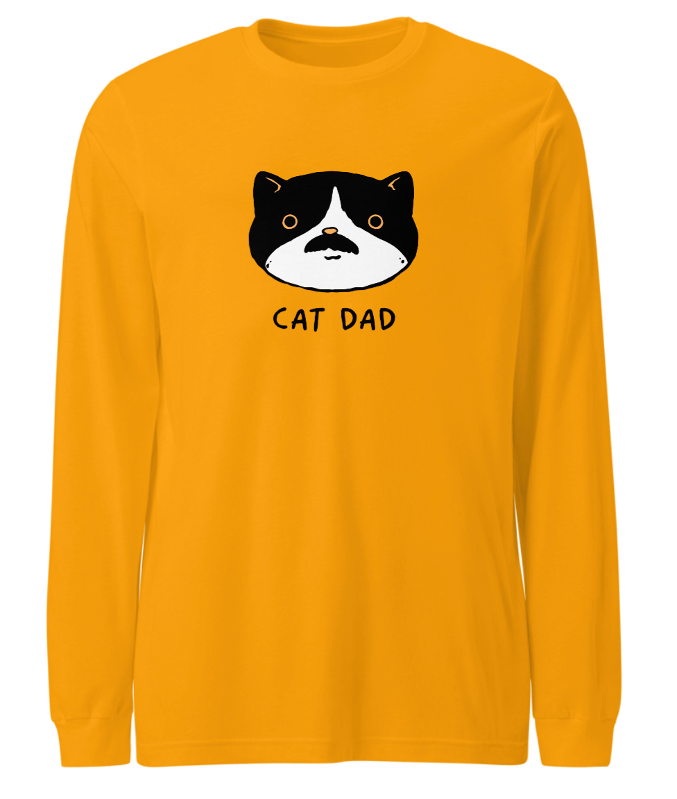 Cat Dad Long Sleeve T-Shirt