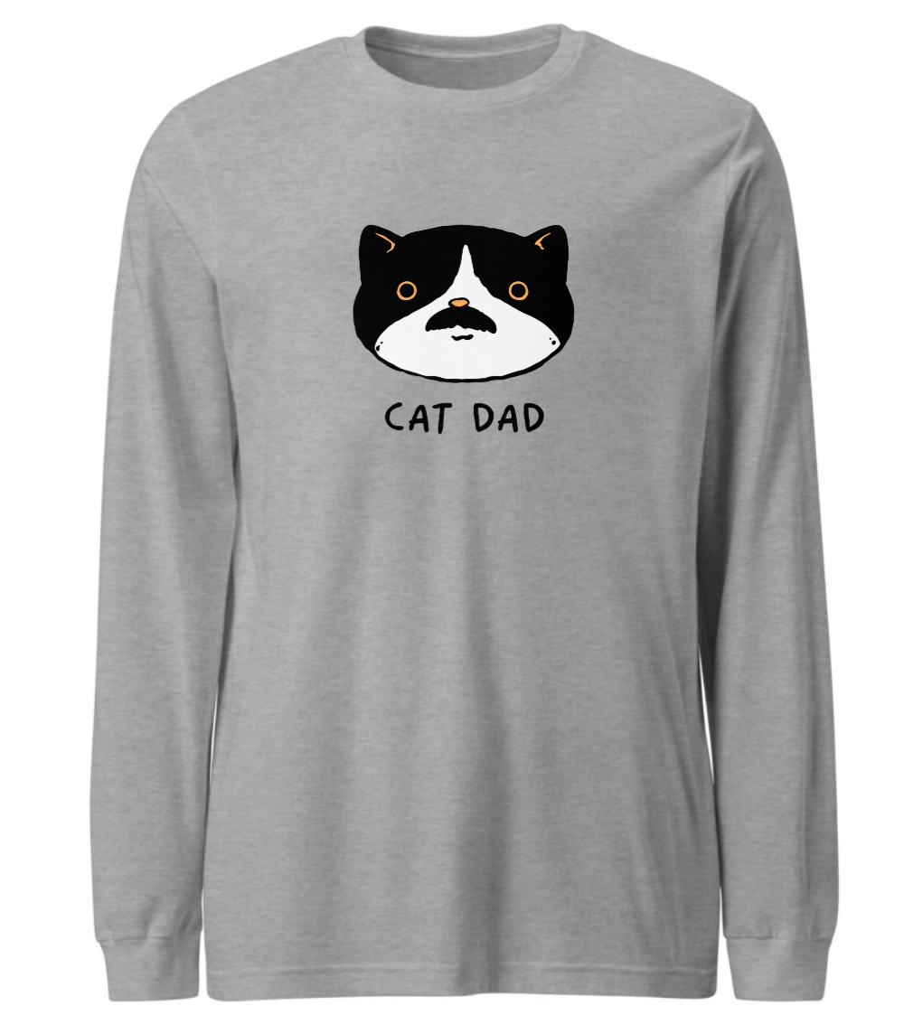 Cat Dad Long Sleeve T-Shirt