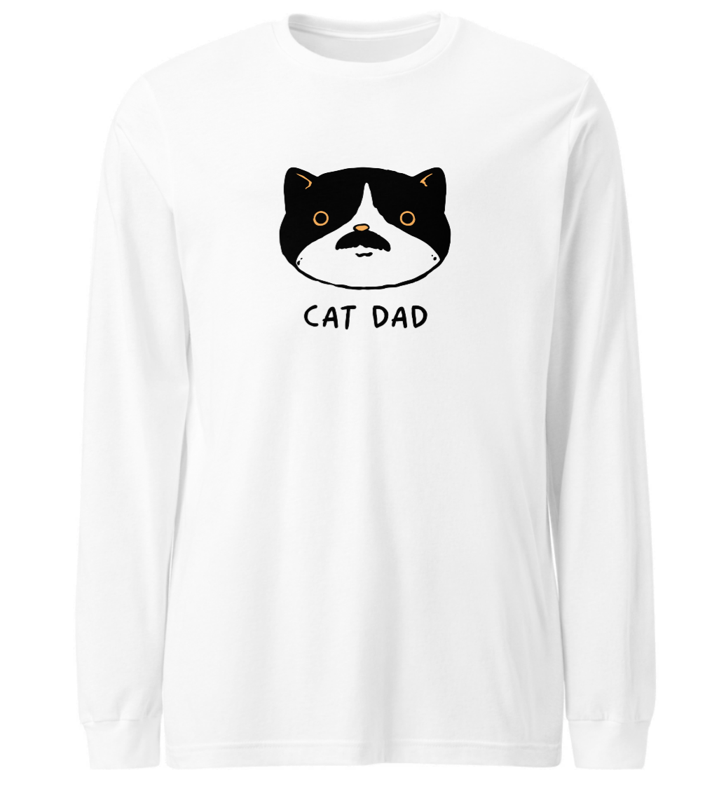 Cat Dad Long Sleeve T-Shirt