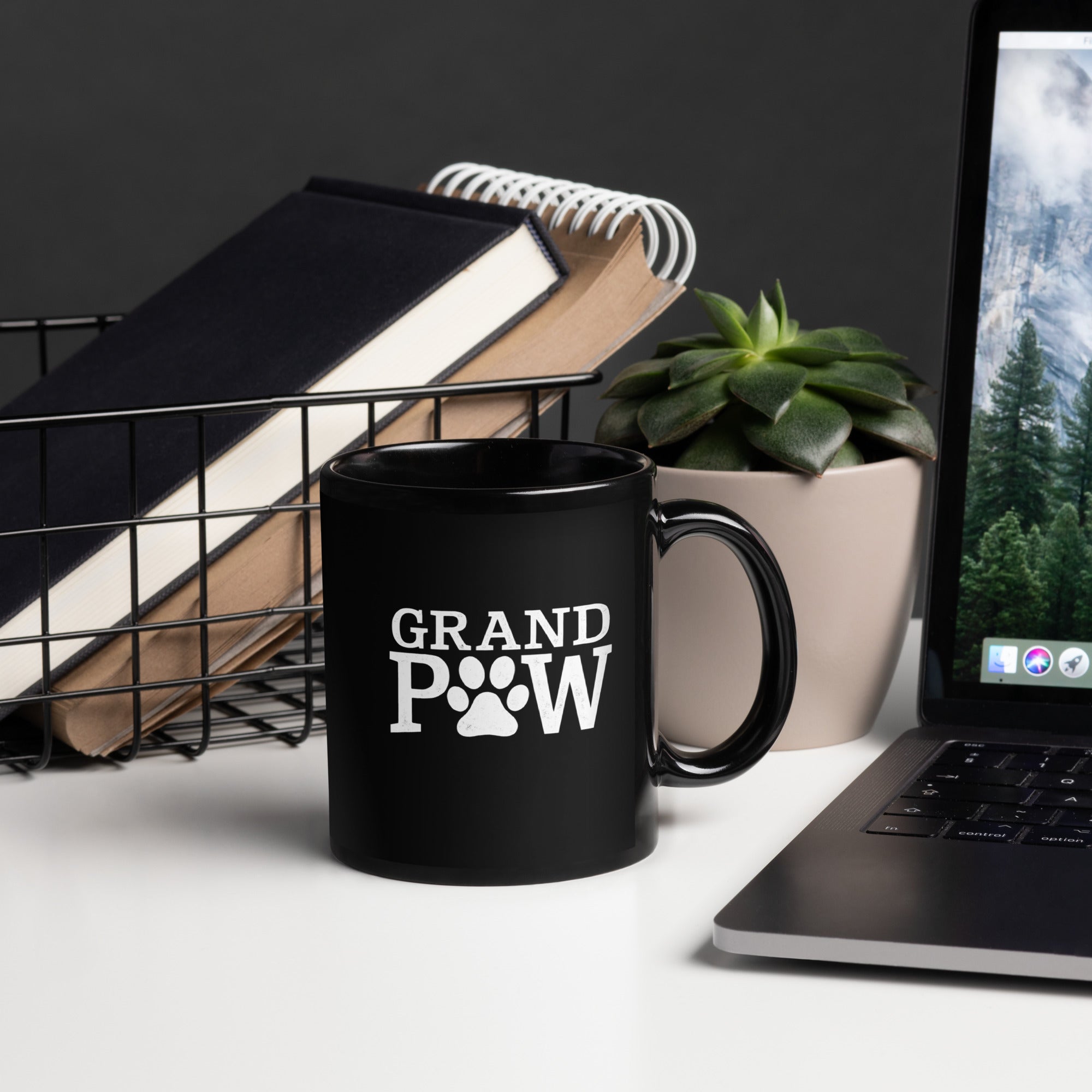 GrandPaw Paw Print Mug