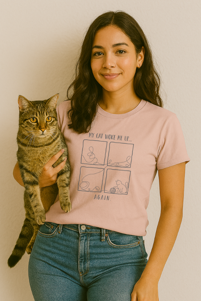 My Cat Woke Me Up Again T-Shirt