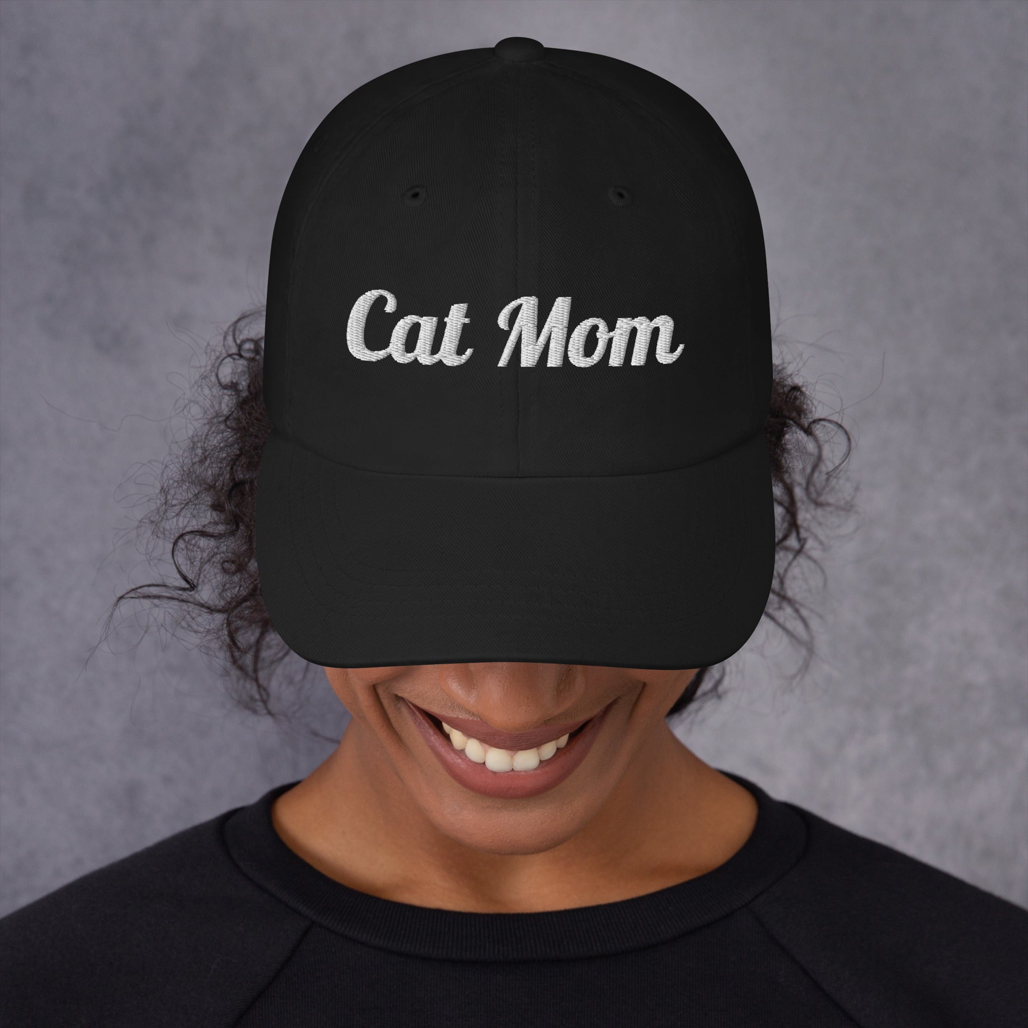 Cat Mom Script Hat