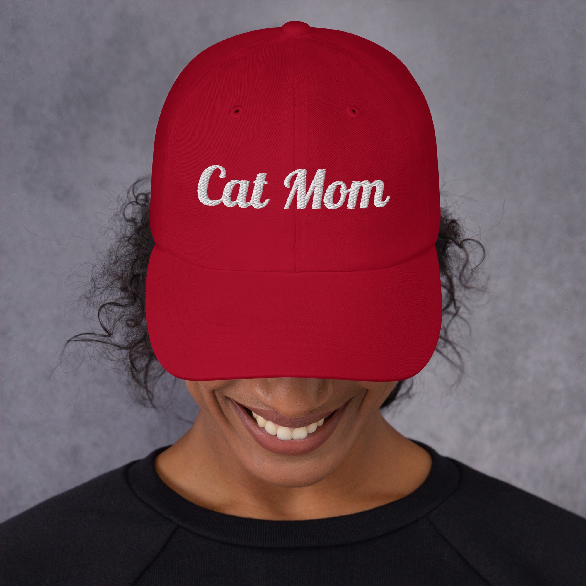 Cat Mom Script Hat