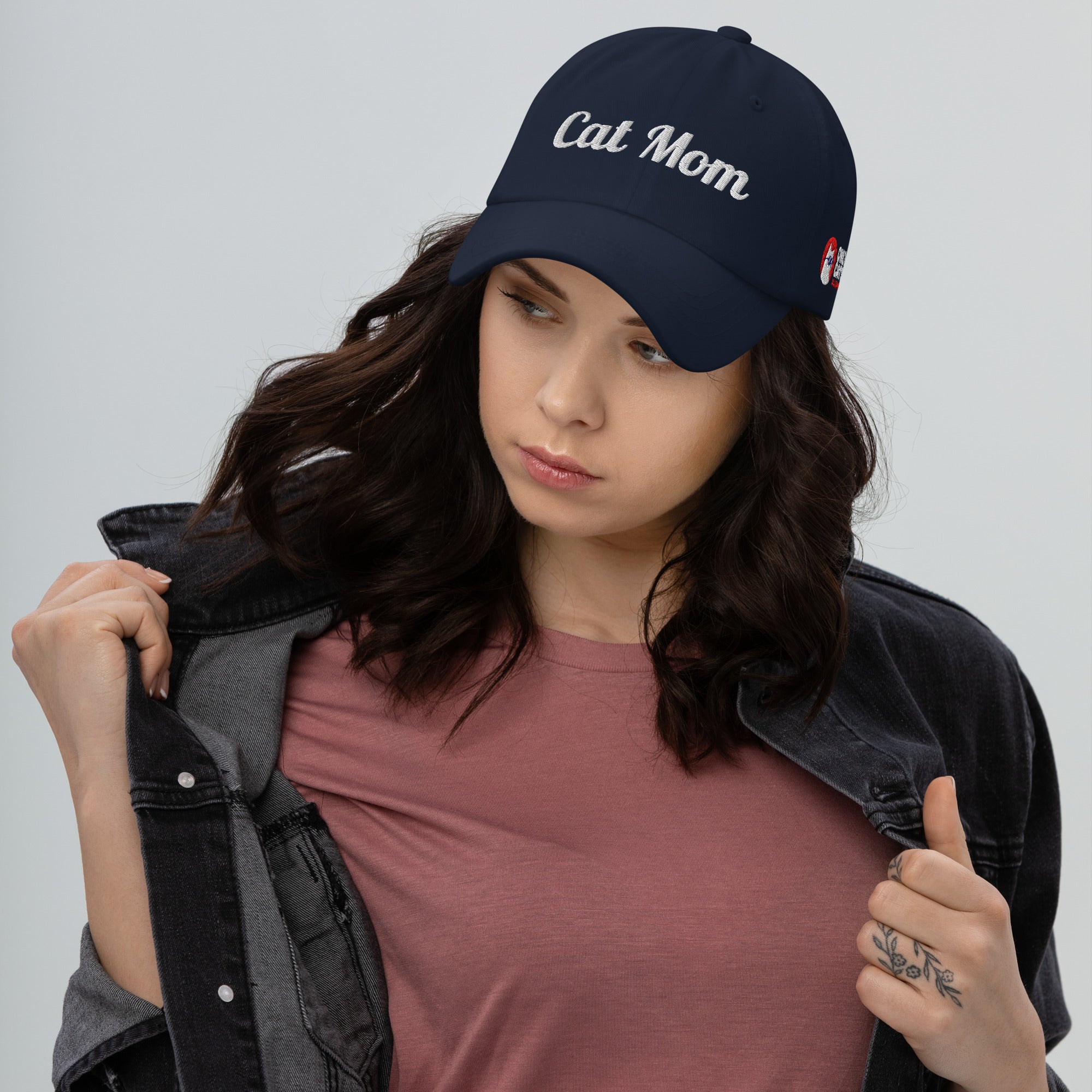Cat Mom Script Hat