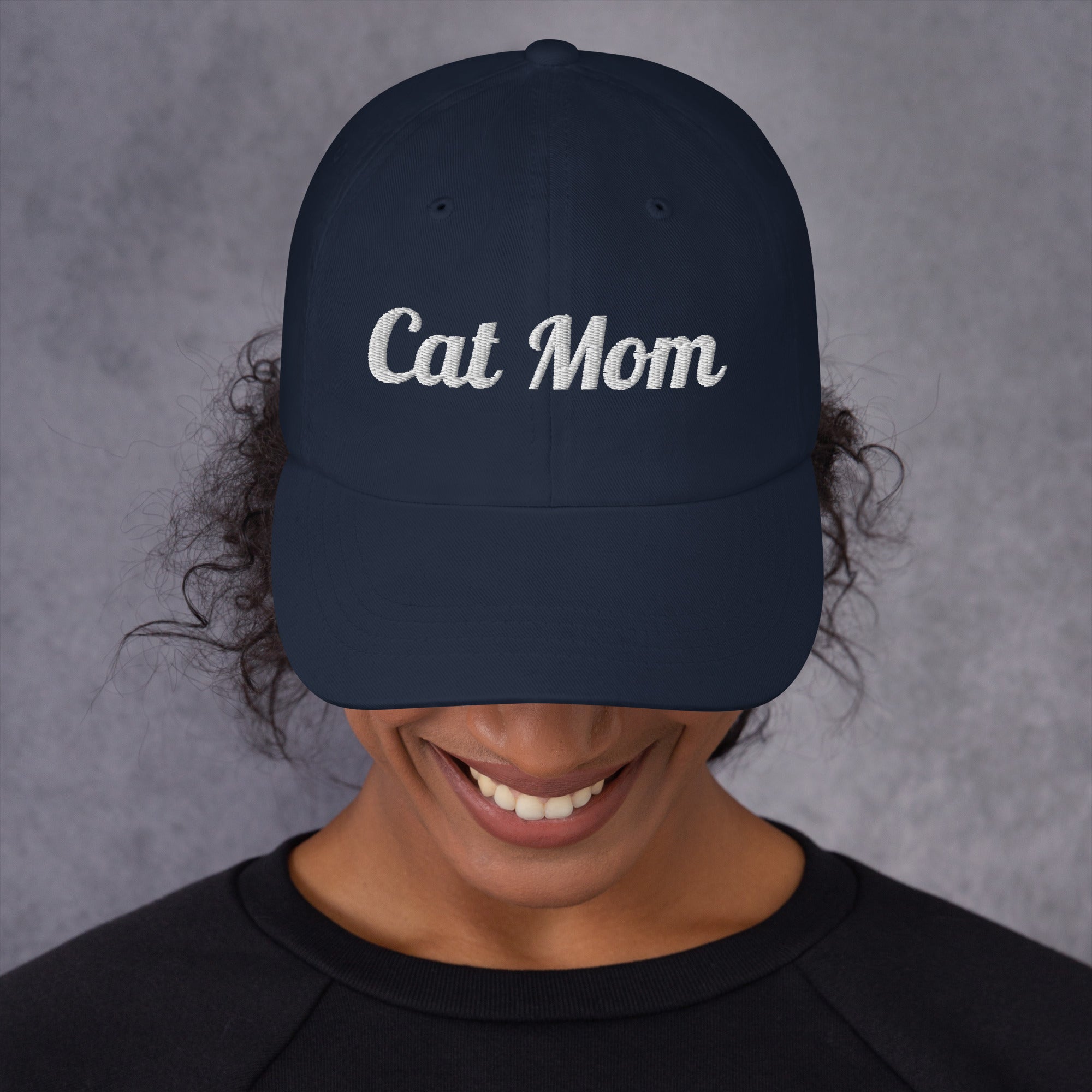 Cat Mom Script Hat