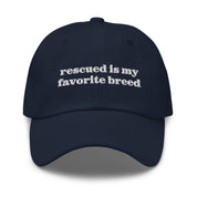 Rescued is My Favorite Breed Hat