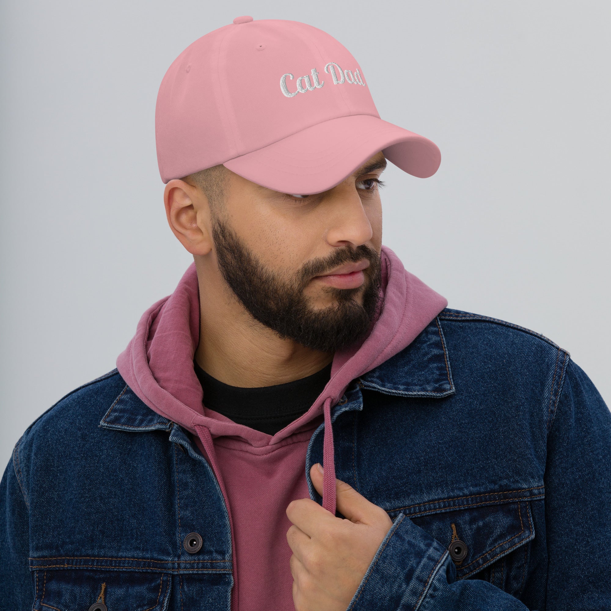 Cat Dad Script Hat