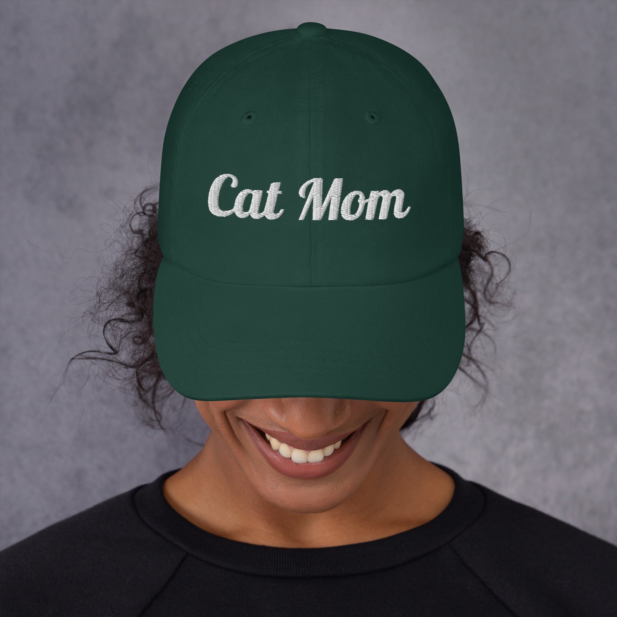 Cat Mom Script Hat