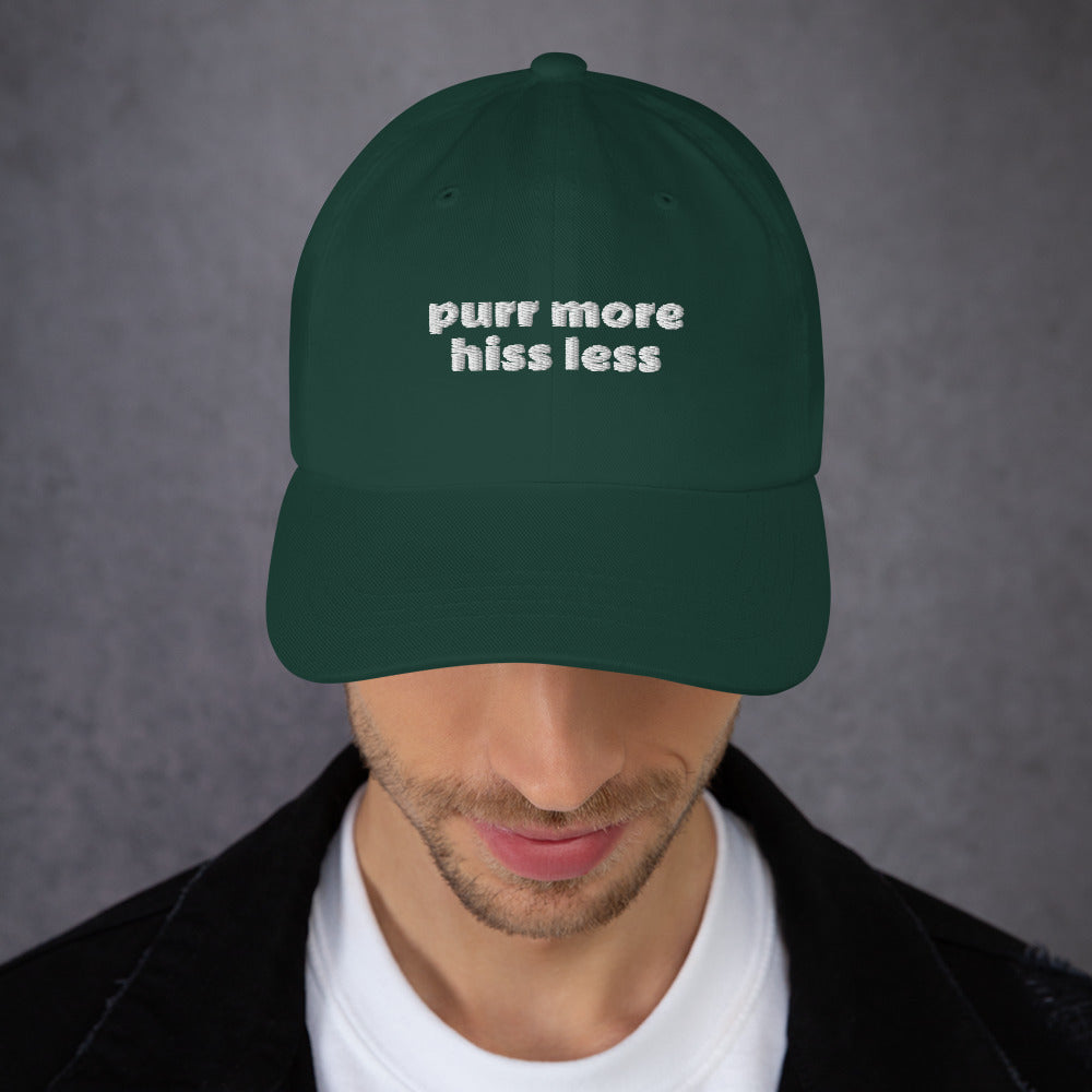 Purr More Hiss Less Hat