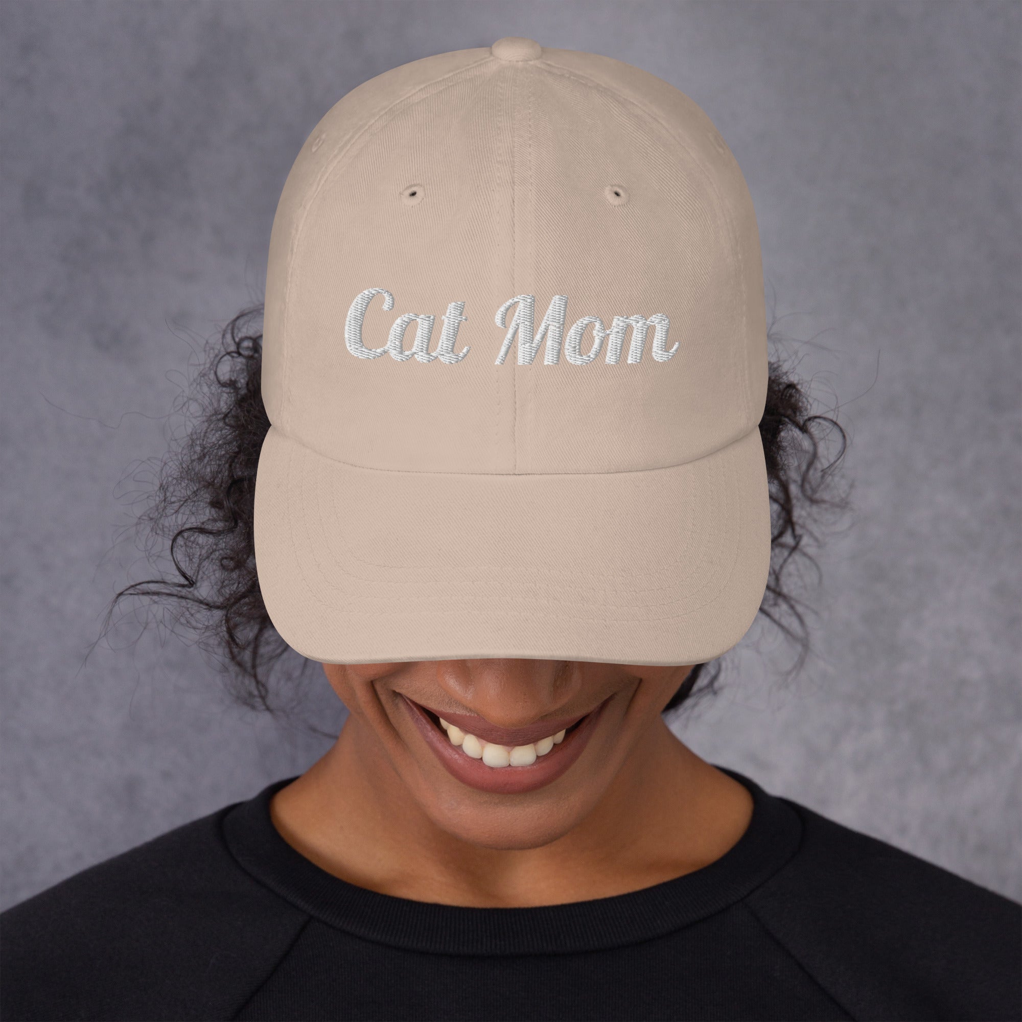 Cat Mom Script Hat