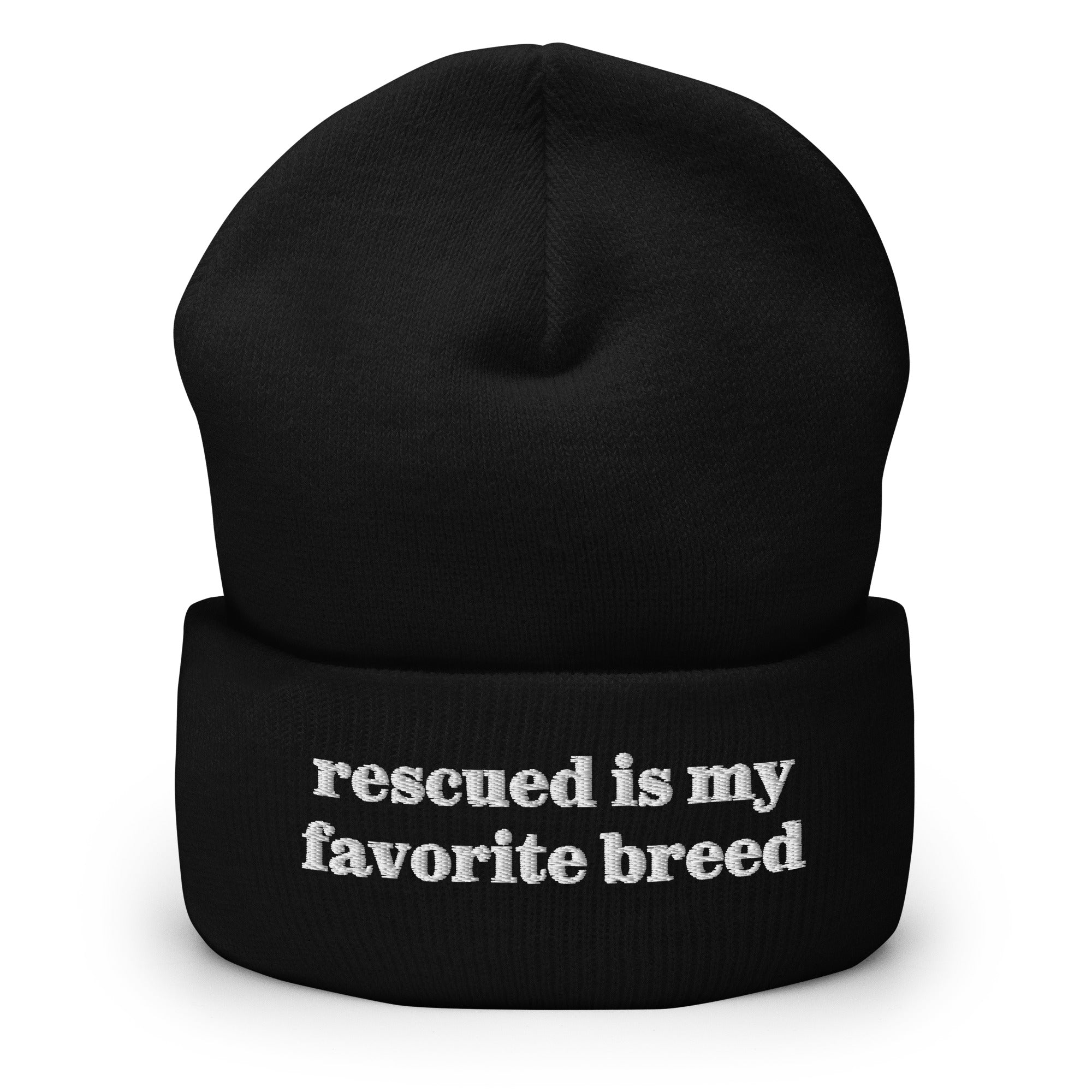 Rescued Is My Favorite Breed Beanie