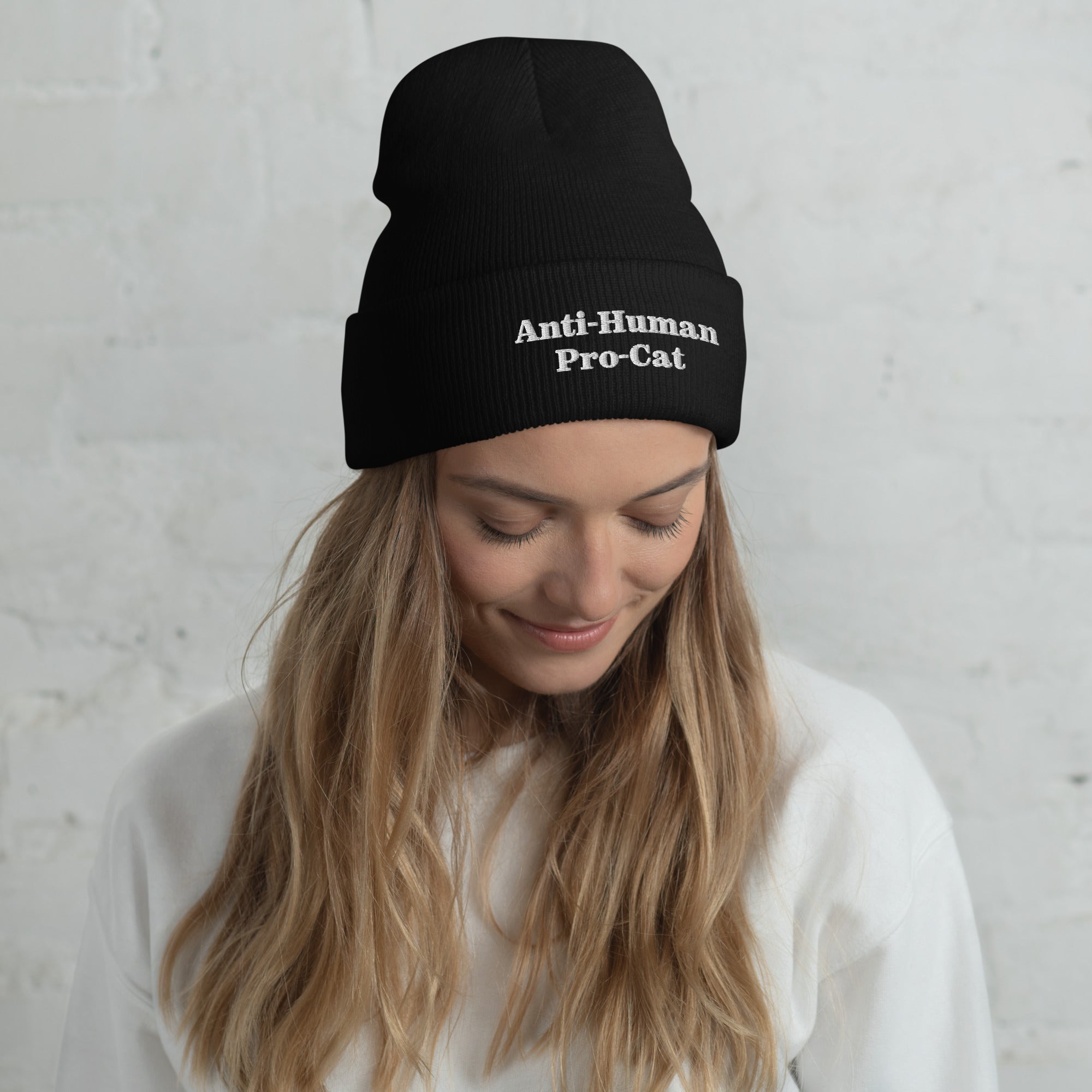 Anti-Human Pro-Cat Beanie