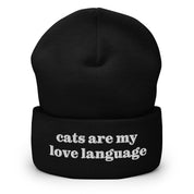 Cats Are My Love Language Beanie