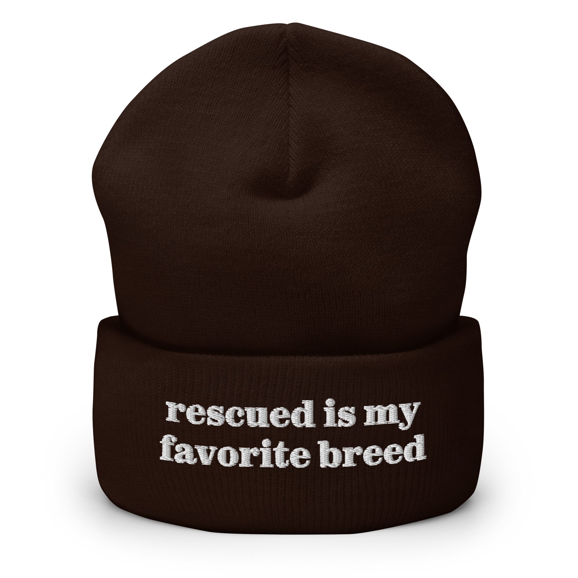 Rescued Is My Favorite Breed Beanie