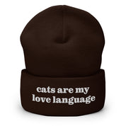 Cats Are My Love Language Beanie