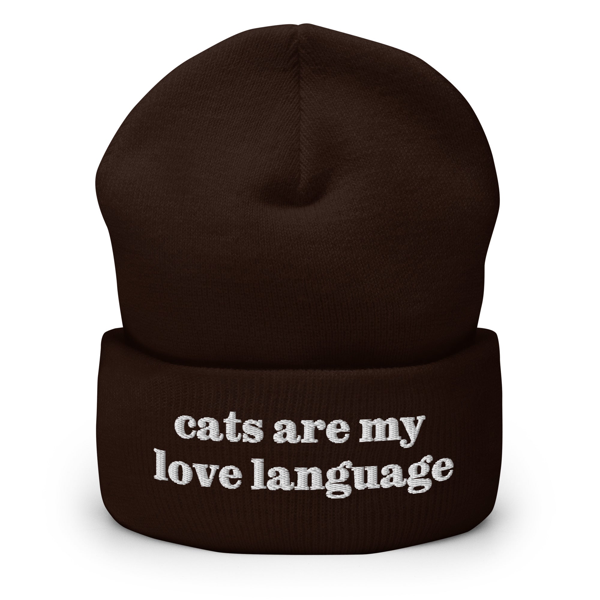 Cats Are My Love Language Beanie