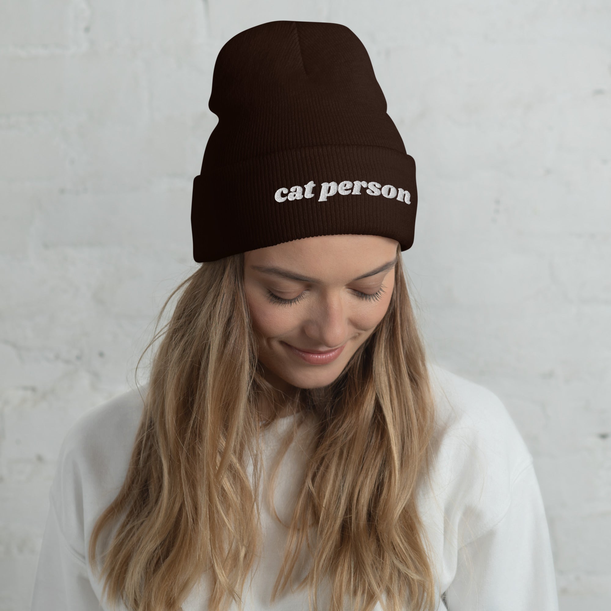 Cat Person Beanie