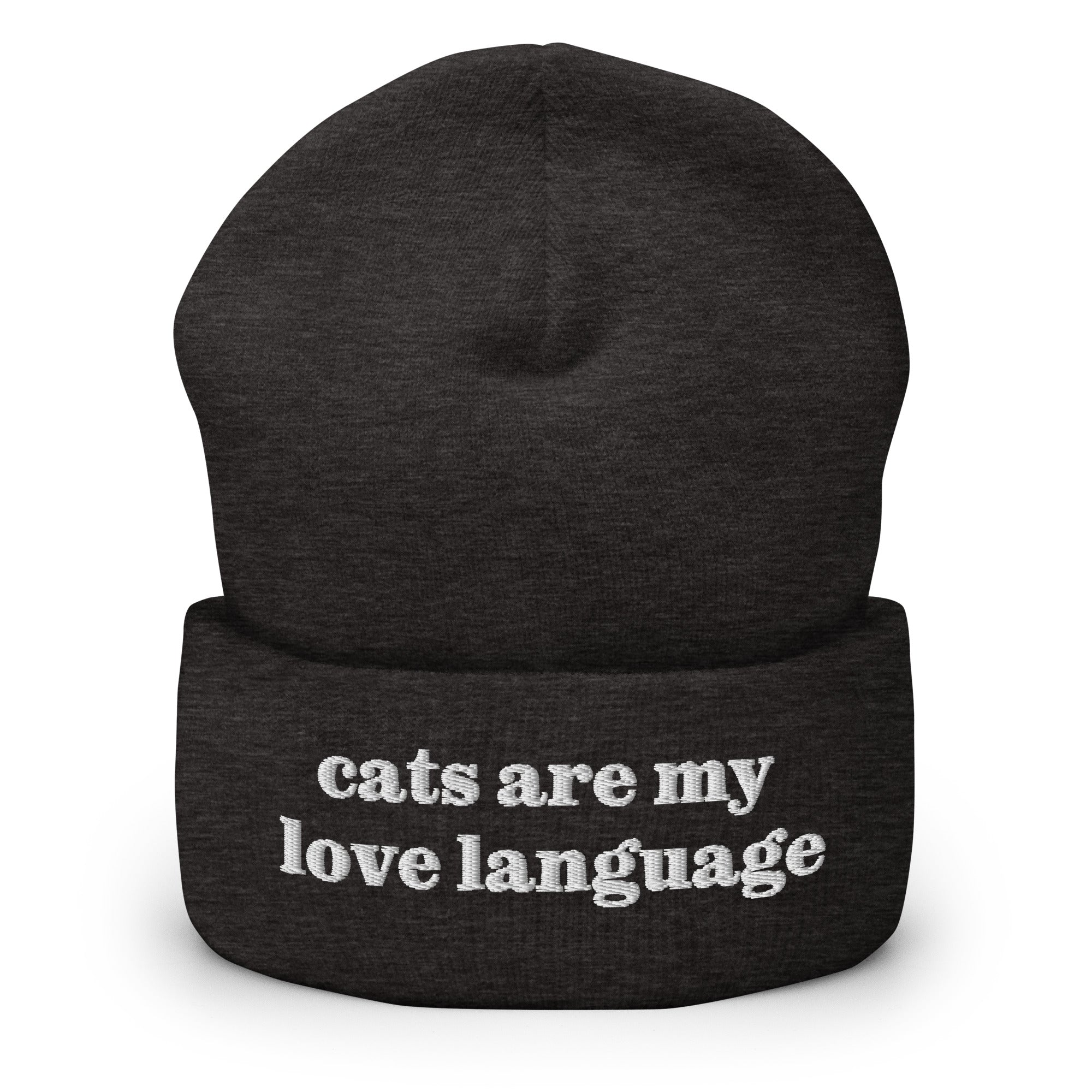 Cats Are My Love Language Beanie