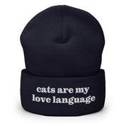 Cats Are My Love Language Beanie