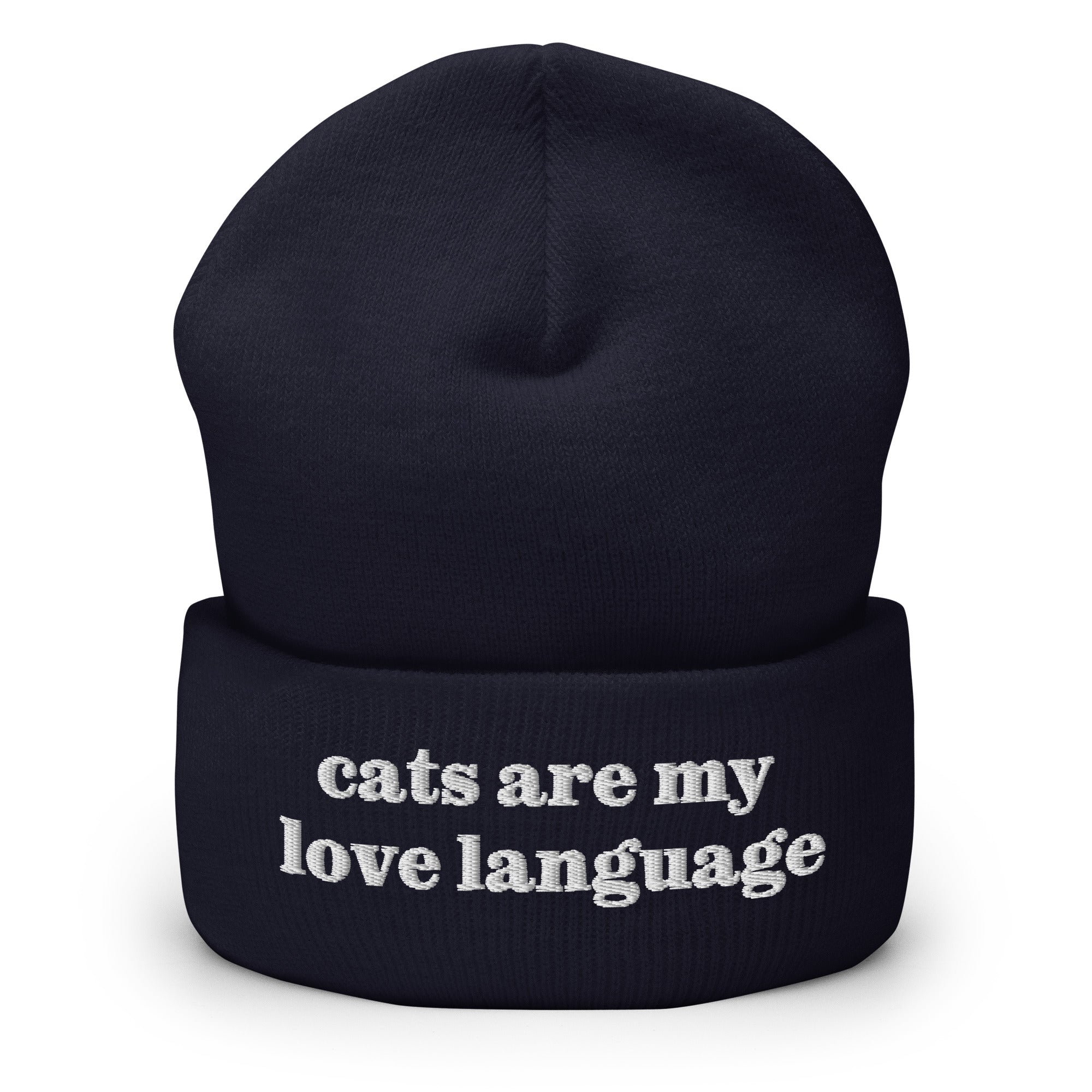 Cats Are My Love Language Beanie
