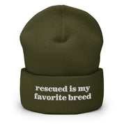 Rescued Is My Favorite Breed Beanie