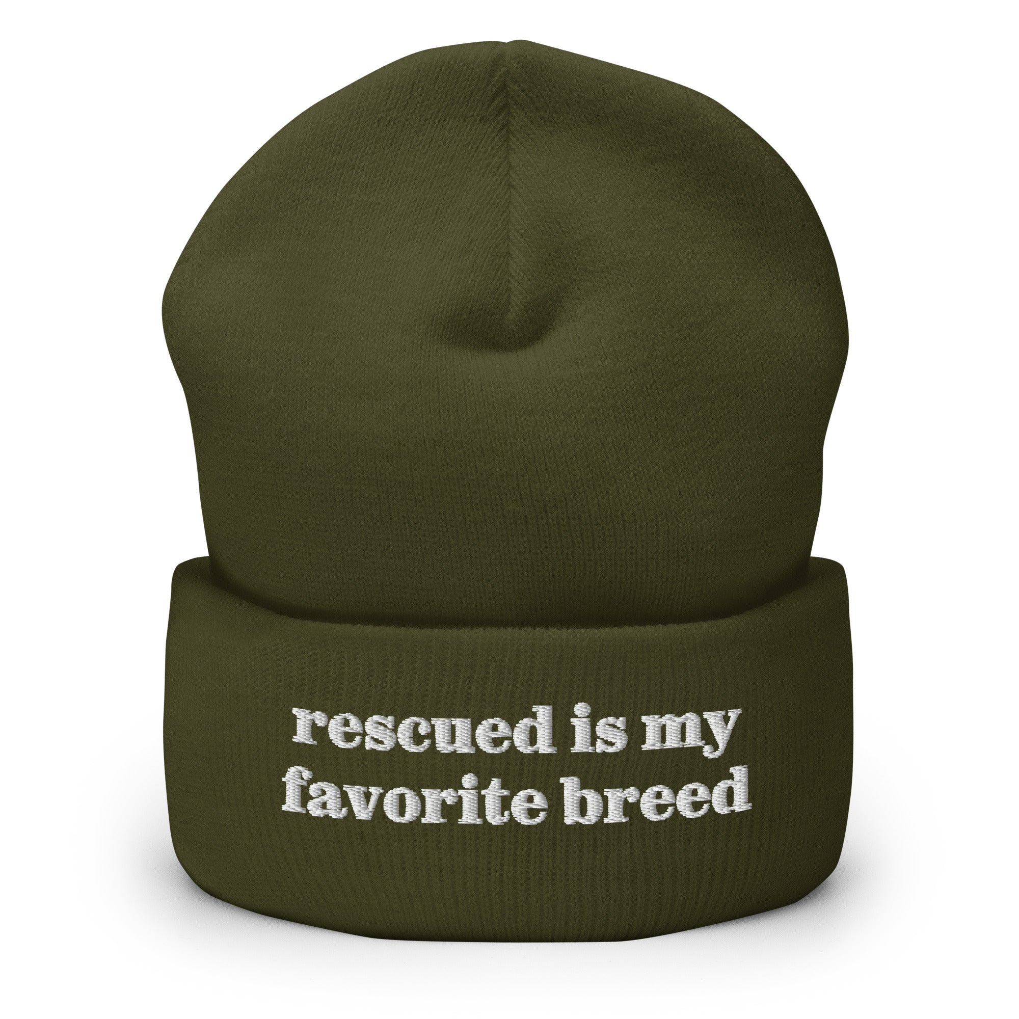 Rescued Is My Favorite Breed Beanie