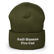 Anti-Human Pro-Cat Beanie