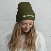 Cat Person Beanie