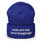 Cats Are My Love Language Beanie