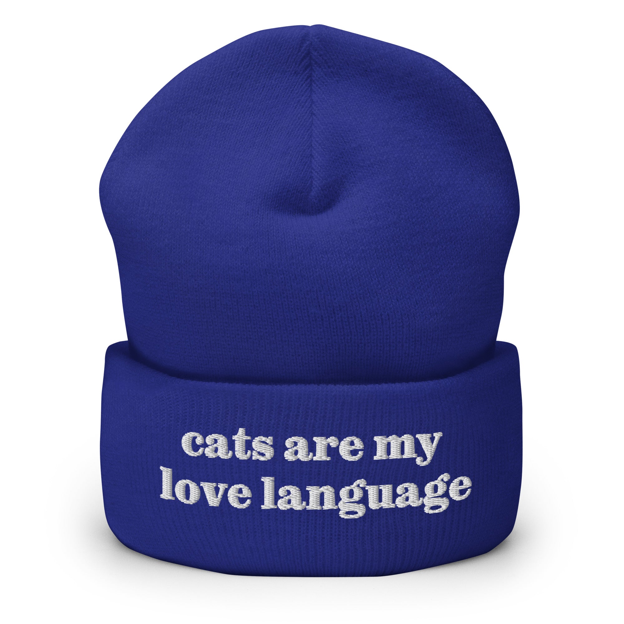 Cats Are My Love Language Beanie