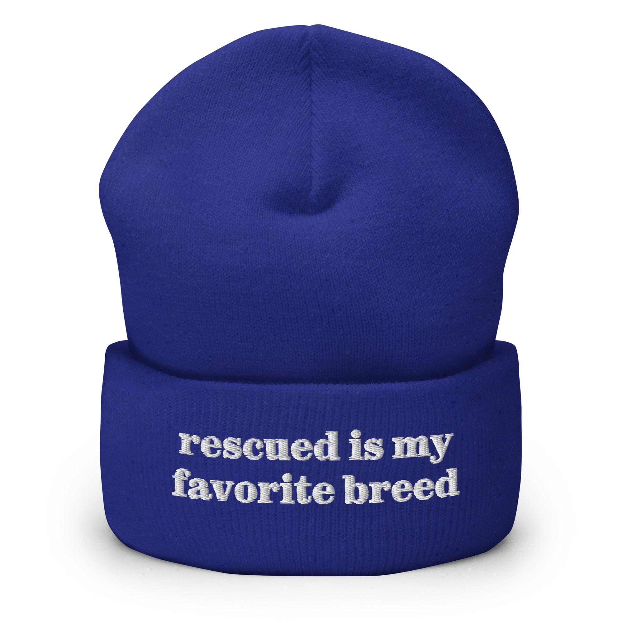 Rescued Is My Favorite Breed Beanie