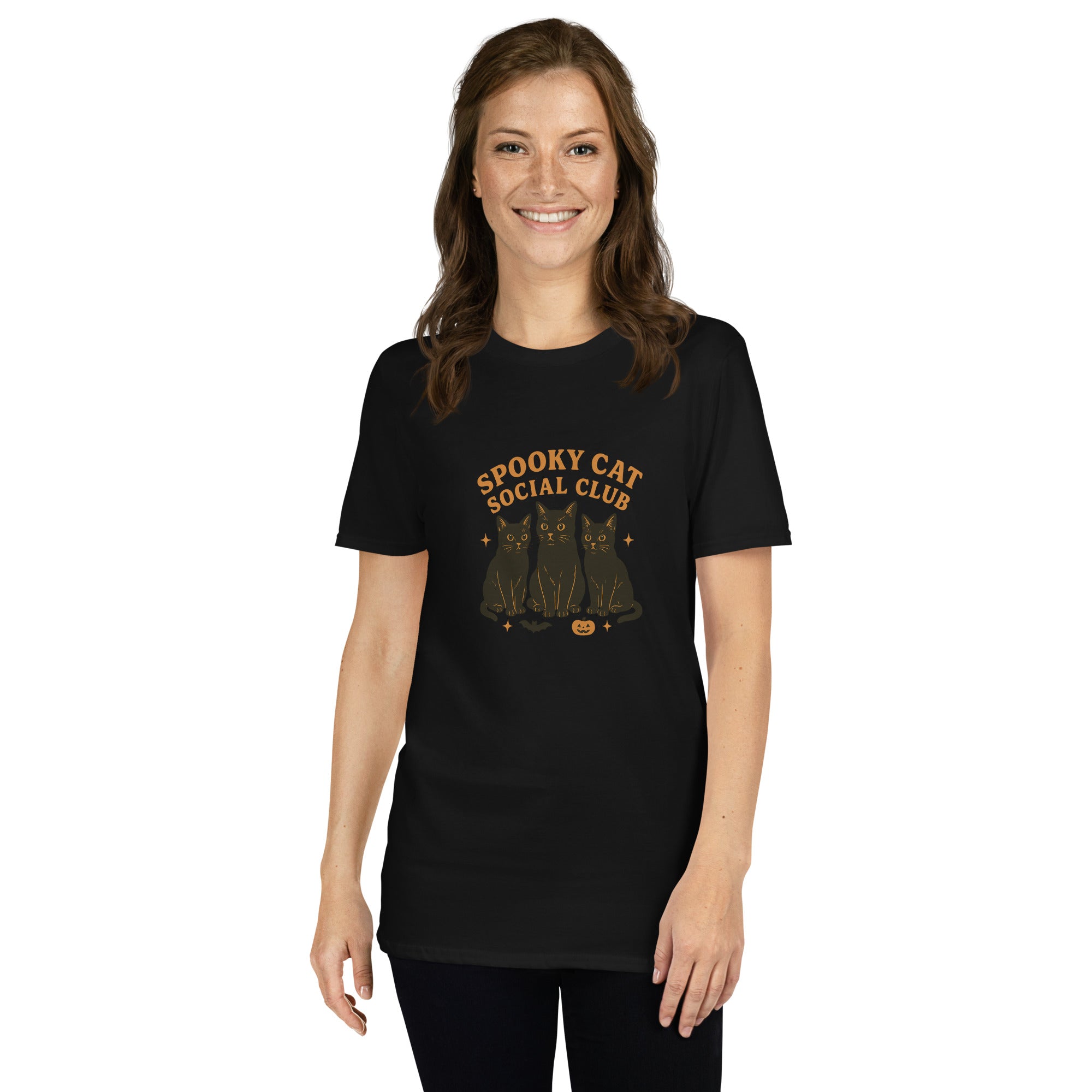 Spooky Cat Social Club T-Shirt