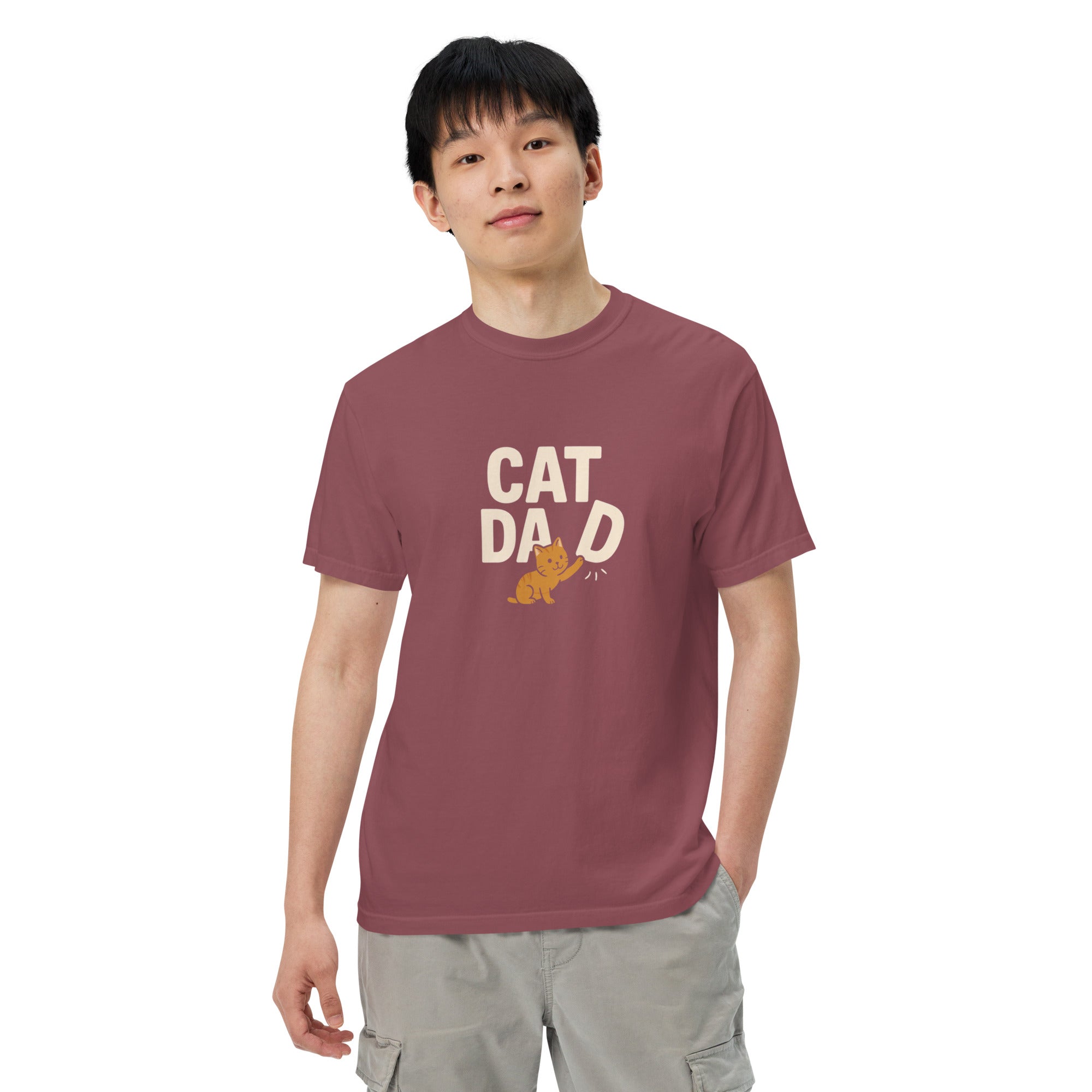 Cat Dad Playful Cat T-Shirt