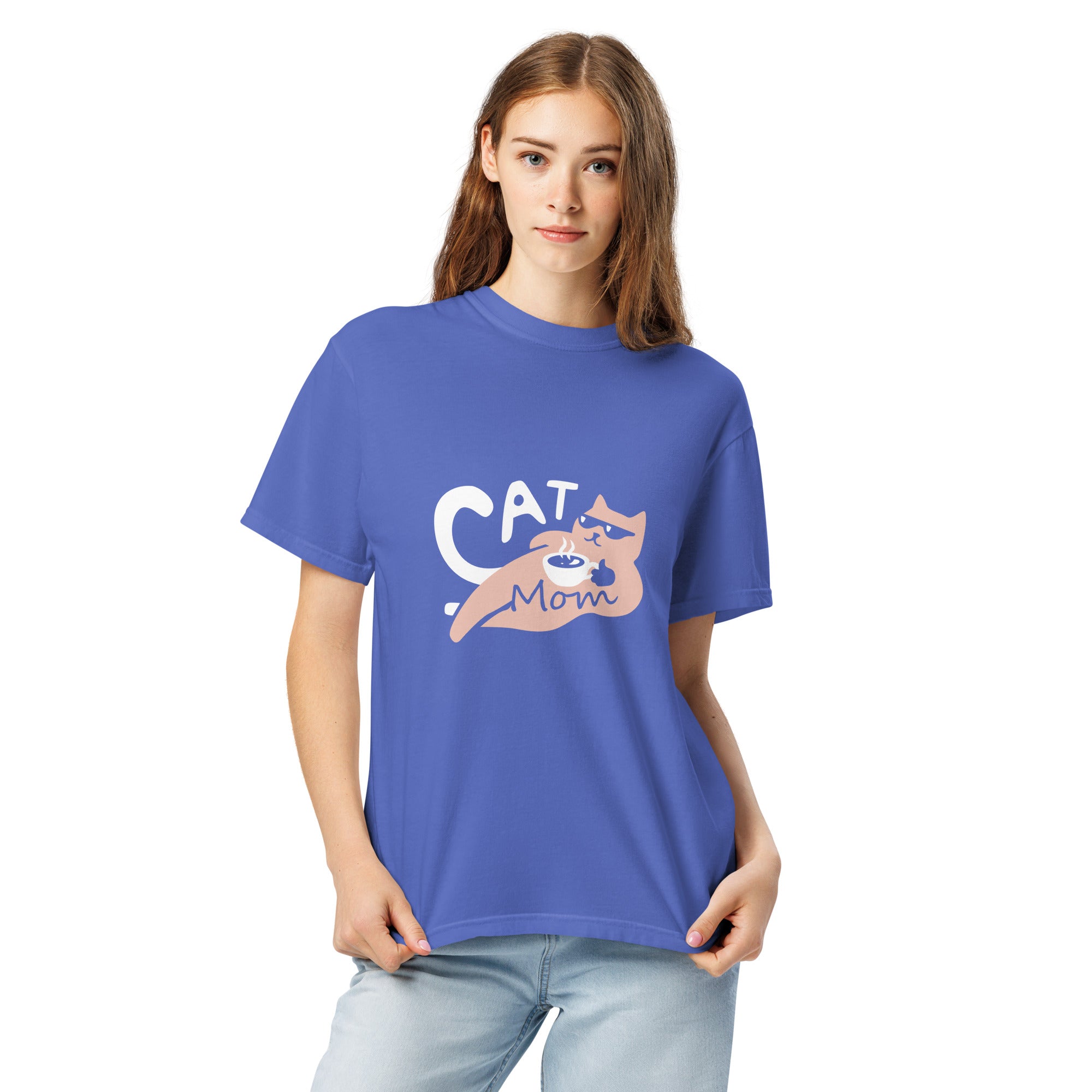 Coffee Cat Mom T-Shirt