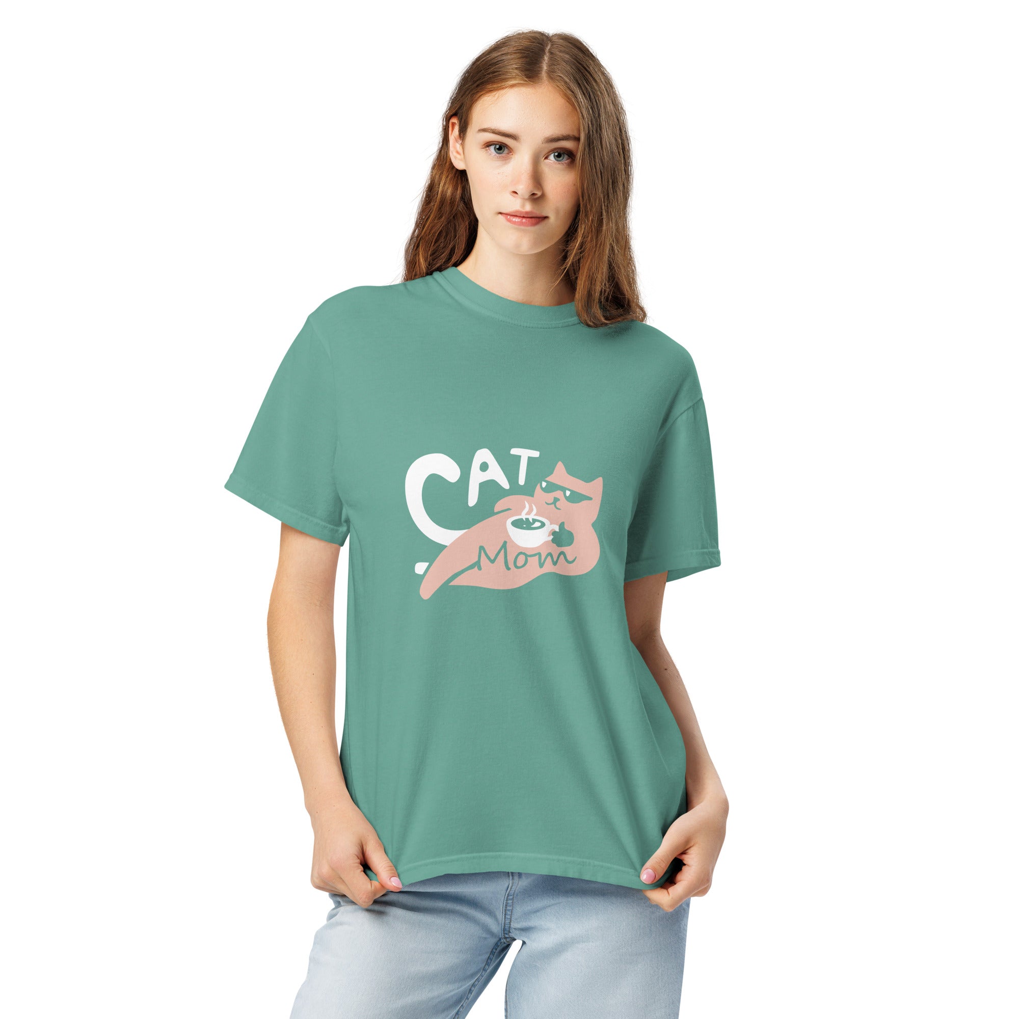 Coffee Cat Mom T-Shirt