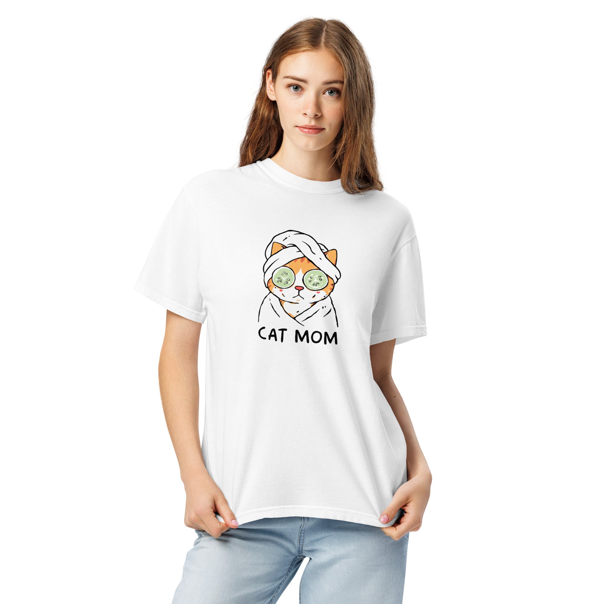 Spa Day Cat Mom T-Shirt