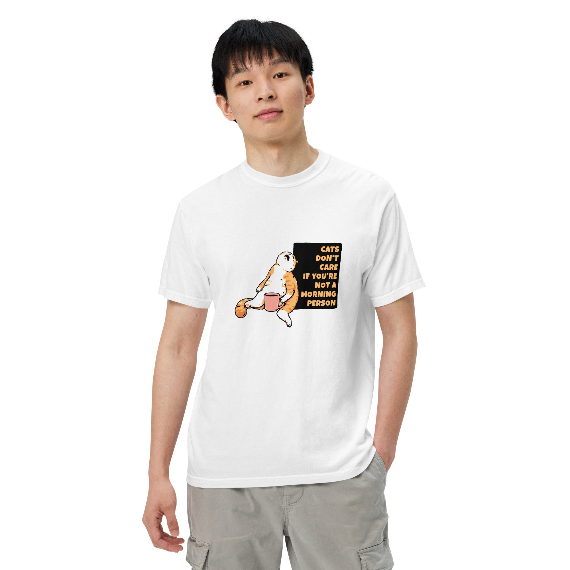 Cats Don't Care If You're Not A Morning Person T-Shirt