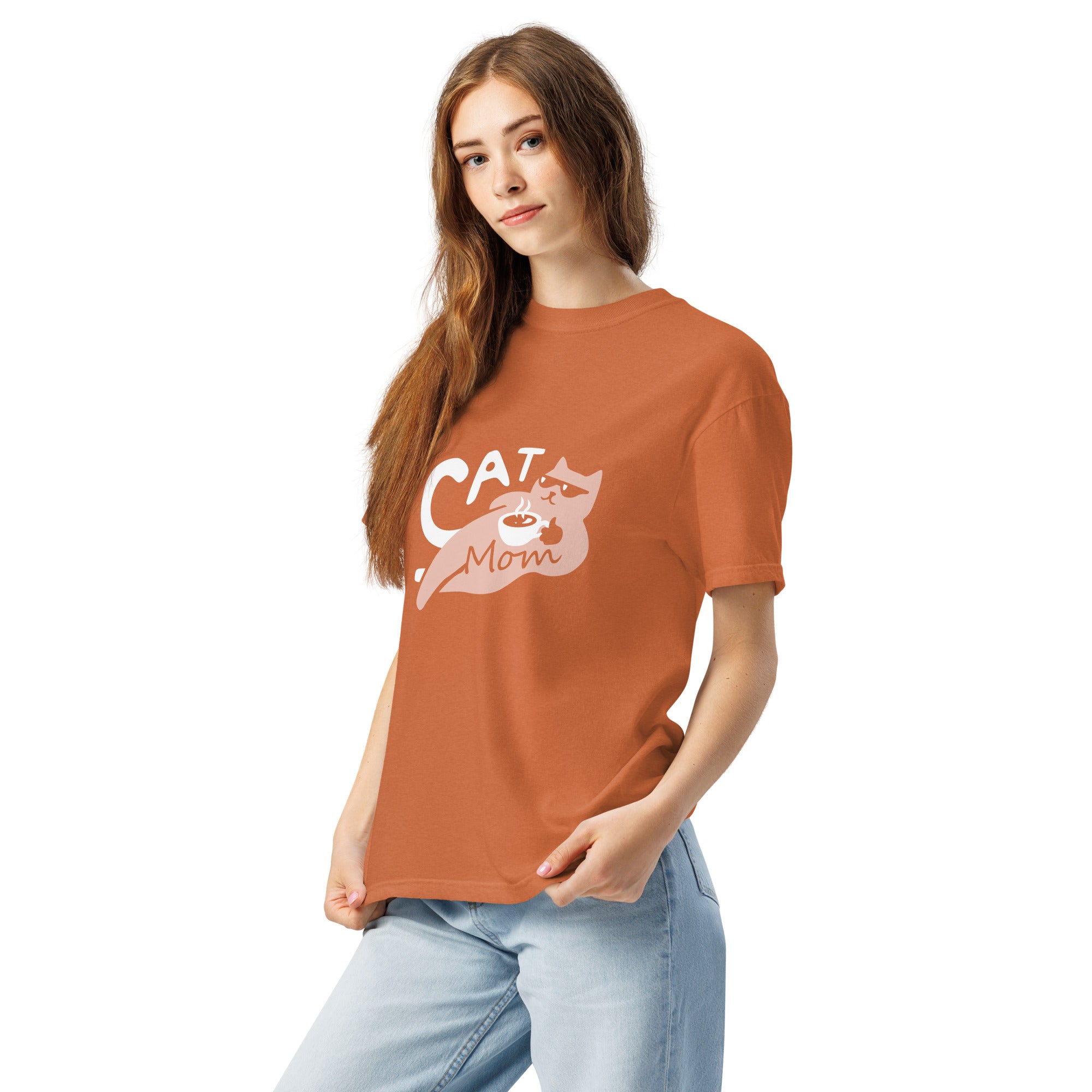 Coffee Cat Mom T-Shirt