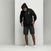 Only Cats Allowed Embroidered Logo Zip-Up Hoodie
