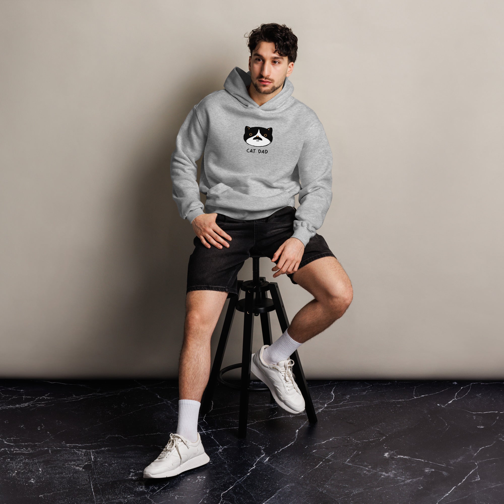 Cat Dad Oversized Hoodie