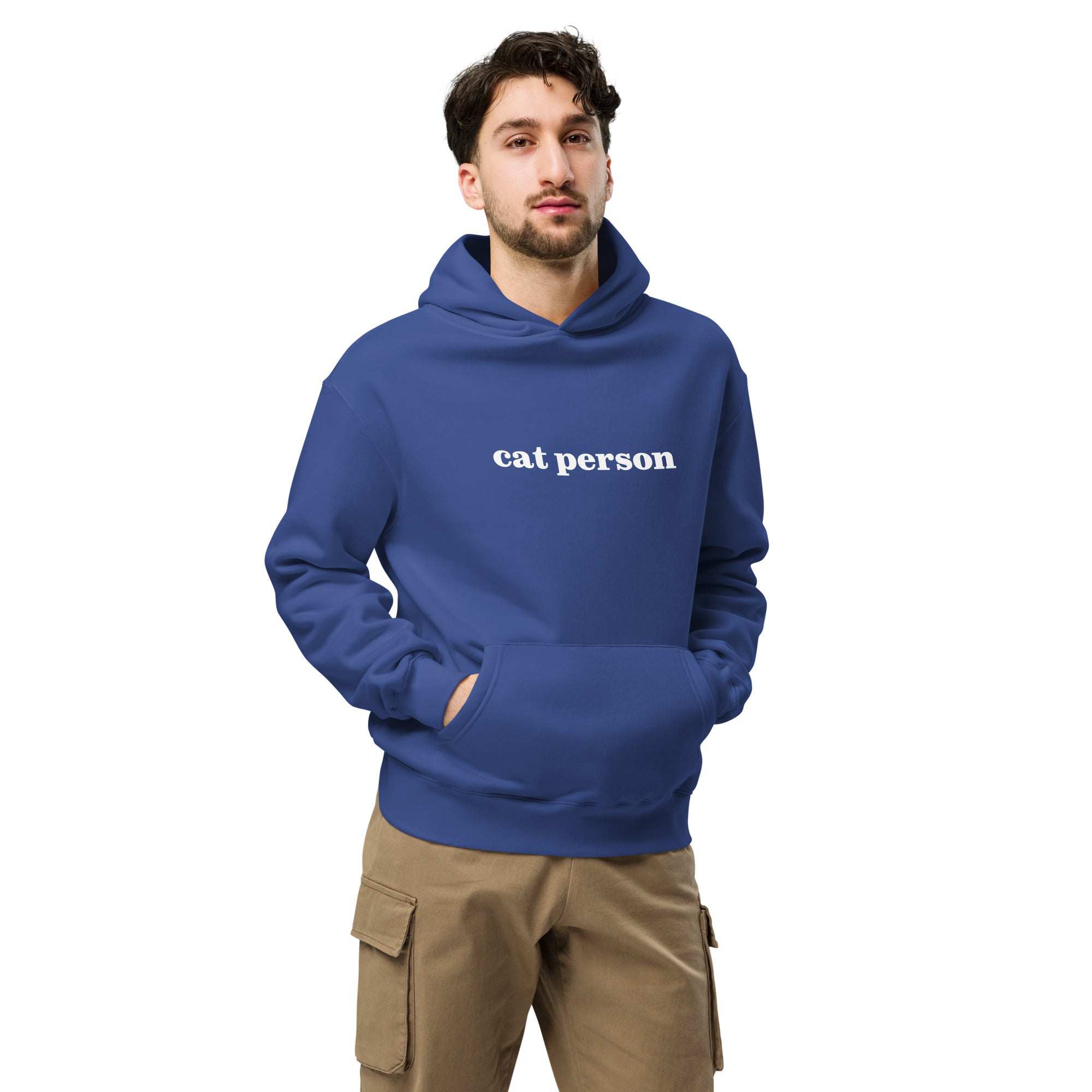Cat Person Oversized Hoodie
