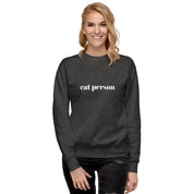 Cat Person Sweatshirt