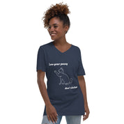 Love Your Pussy Unisex V-Neck T-Shirt [Proceeds go to The Paw Project]