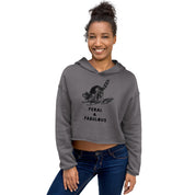 Feral and Fabulous Crop Hoodie